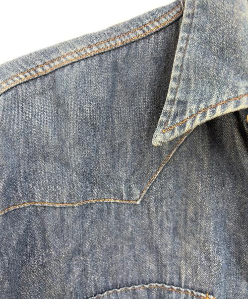Wrangler（ラングラー）Wrangler (ラングラー) 長袖シャツ インディゴ サイズ:Mの古着・服飾アイテム