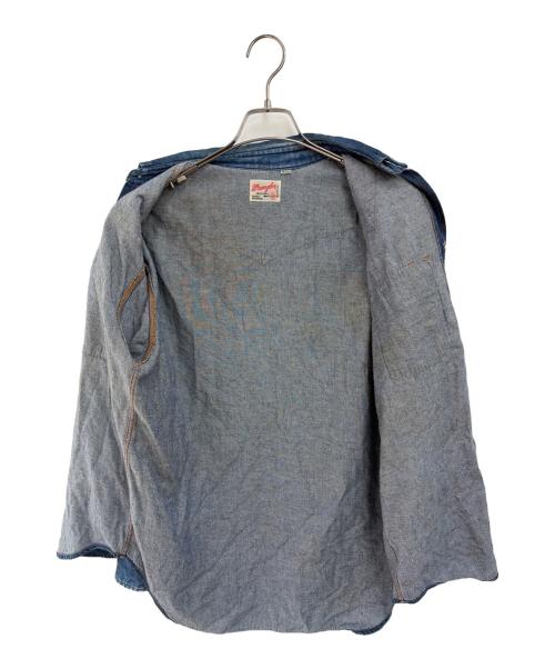 Wrangler（ラングラー）Wrangler (ラングラー) 長袖シャツ インディゴ サイズ:Mの古着・服飾アイテム