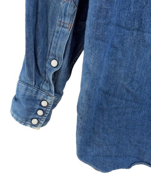 Wrangler（ラングラー）Wrangler (ラングラー) 長袖シャツ インディゴ サイズ:Mの古着・服飾アイテム