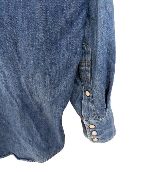 Wrangler（ラングラー）Wrangler (ラングラー) 長袖シャツ インディゴ サイズ:Mの古着・服飾アイテム