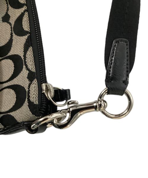 COACH（コーチ）COACH (コーチ) ショルダーバッグ ブラック×グレーの古着・服飾アイテム