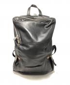 PAUL SMITHポールスミス）の古着「レザーリュック」｜ブラック