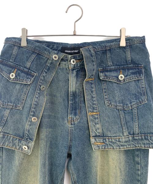 ARGUE CULTURE（アーギューカルチャー）ARGUE CULTURE (アーギューカルチャー) デニムパンツ インディゴ サイズ:SIZE XLの古着・服飾アイテム