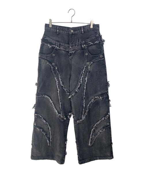 ARGUE CULTURE（アーギューカルチャー）ARGUE CULTURE (アーギューカルチャー) デニムパンツ ブラック サイズ:SIZE Mの古着・服飾アイテム