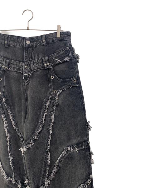 ARGUE CULTURE（アーギューカルチャー）ARGUE CULTURE (アーギューカルチャー) デニムパンツ ブラック サイズ:SIZE Mの古着・服飾アイテム