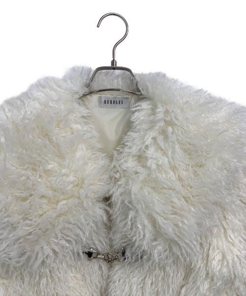 BUBBLES（バブルス）BUBBLES (バブルス) ボアジャケット ホワイト サイズ:SIZE Freeの古着・服飾アイテム