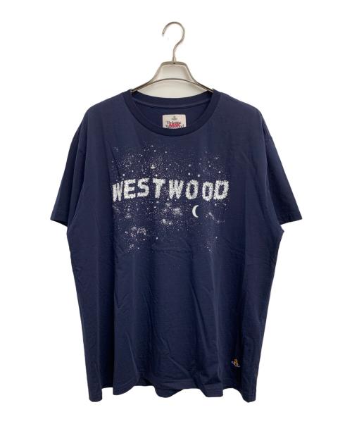 Vivienne Westwood（ヴィヴィアンウエストウッド）Vivienne Westwood (ヴィヴィアンウエストウッド) 半袖カットソー ネイビー サイズ:SIZE XXLの古着・服飾アイテム
