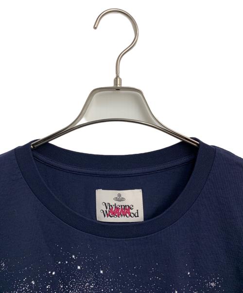Vivienne Westwood（ヴィヴィアンウエストウッド）Vivienne Westwood (ヴィヴィアンウエストウッド) 半袖カットソー ネイビー サイズ:SIZE XXLの古着・服飾アイテム