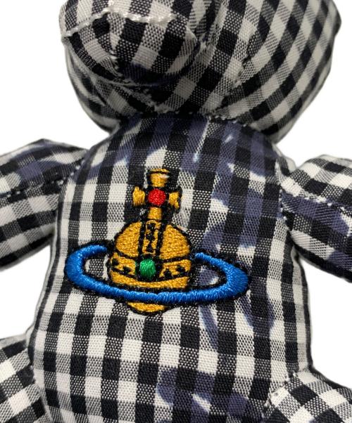 Vivienne Westwood（ヴィヴィアンウエストウッド）Vivienne Westwood (ヴィヴィアンウエストウッド) ベアーキーホルダー ホワイト×ブラックの古着・服飾アイテム