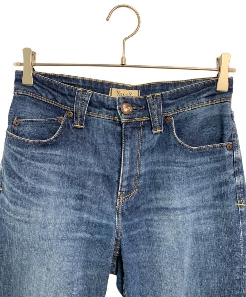 YANUK（ヤヌーク）YANUK (ヤヌーク) デニムパンツ ブルー サイズ:SIZE 24の古着・服飾アイテム
