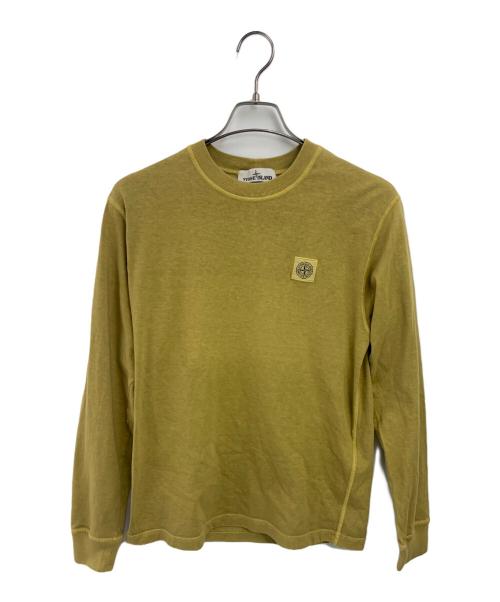 STONE ISLAND（ストーンアイランド）STONE ISLAND (ストーンアイランド) 長袖カットソー イエロー サイズ:Sの古着・服飾アイテム