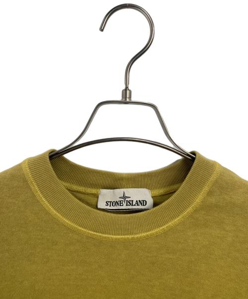 STONE ISLAND（ストーンアイランド）STONE ISLAND (ストーンアイランド) 長袖カットソー イエロー サイズ:Sの古着・服飾アイテム