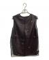 RITAN (リタン) Tulle Motife Vest ブラック×ブラウン サイズ:SIZE Free：7000円