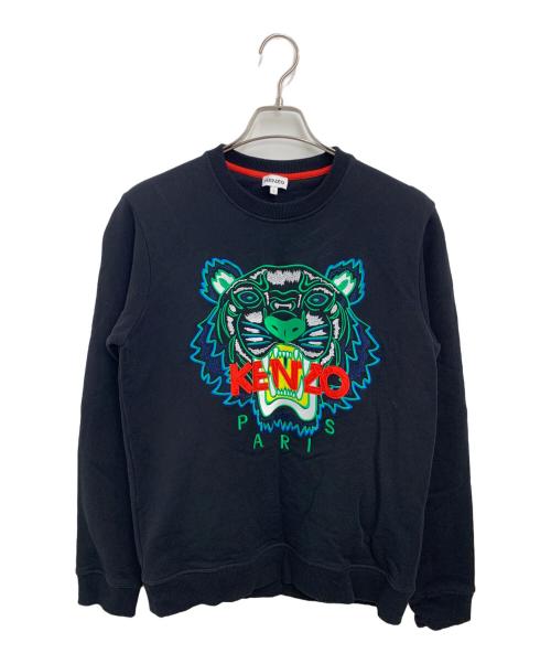 KENZO（ケンゾー）KENZO (ケンゾー) 刺繍スウェット ブラック サイズ:SIZE Sの古着・服飾アイテム
