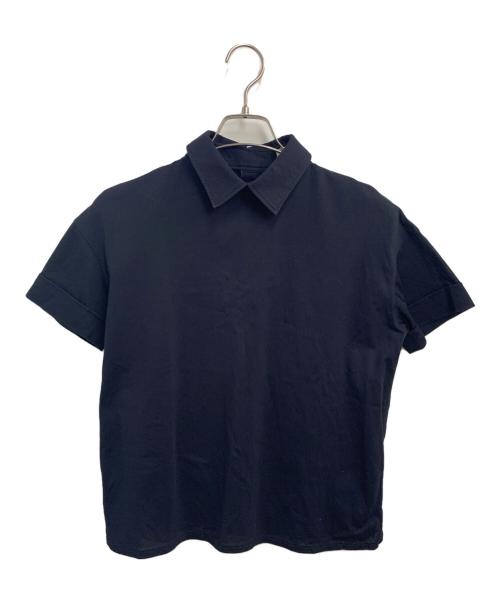 THE RERACS（ザ リラクス）THE RERACS (ザ リラクス) バックボタンポロシャツ ネイビー サイズ:SIZE 36の古着・服飾アイテム