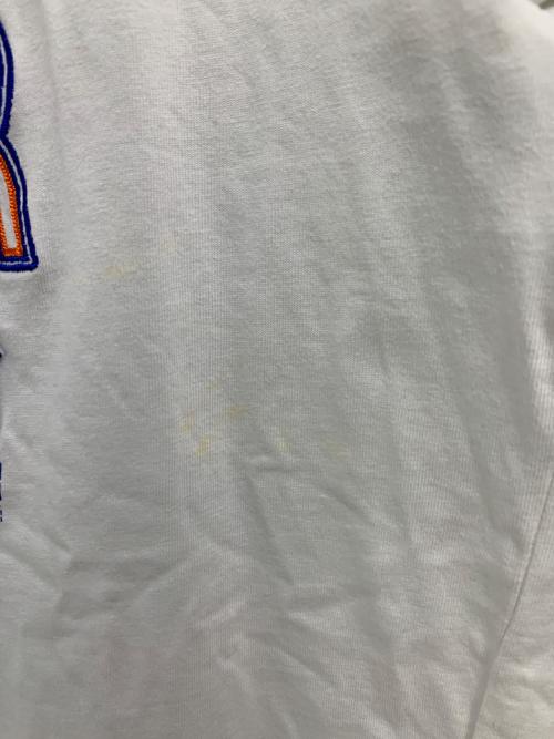 ADER error（アーダーエラー）ADER error (アーダーエラー) maison kitsune (メゾンキツネ) 半袖カットソー ホワイト×ブルー サイズ:SIZE  A1の古着・服飾アイテム