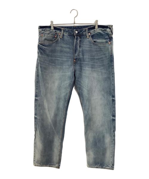 EVISU（エヴィス）EVISU (エヴィス) Daicock Print Baggy Jeans ブルー×ピンク サイズ:W40の古着・服飾アイテム