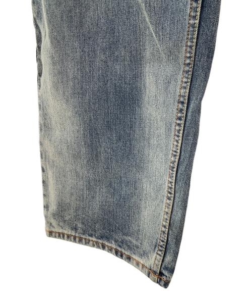 EVISU（エヴィス）EVISU (エヴィス) Daicock Print Baggy Jeans ブルー×ピンク サイズ:W40の古着・服飾アイテム