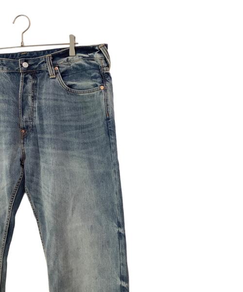 EVISU（エヴィス）EVISU (エヴィス) Daicock Print Baggy Jeans ブルー×ピンク サイズ:W40の古着・服飾アイテム