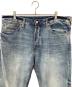 中古・古着 EVISU (エヴィス) Daicock Print Baggy Jeans ブルー×ピンク サイズ:W40：30000円