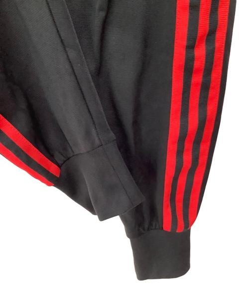 adidas（アディダス）adidas (アディダス) トラックジャケット ブラック×レッド サイズ:SIZE 0の古着・服飾アイテム