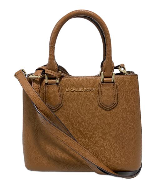 MICHAEL KORS（マイケルコース）MICHAEL KORS (マイケルコース) 2WAYショルダーバッグ ブラウンの古着・服飾アイテム