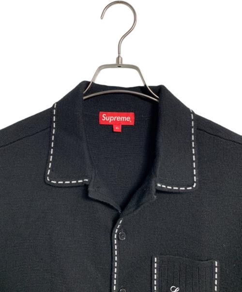 SUPREME（シュプリーム）Supreme (シュプリーム) ニットジャケット ブラック サイズ:XLの古着・服飾アイテム
