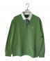POLO RALPH LAUREN（ポロ・ラルフローレン）の古着「ラガーシャツ」｜グリーン×ホワイト