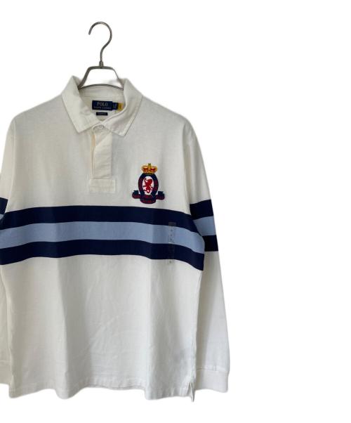 POLO RALPH LAUREN（ポロ・ラルフローレン）POLO RALPH LAUREN (ポロ・ラルフローレン) ラガーシャツ ホワイト サイズ:L 未使用品の古着・服飾アイテム