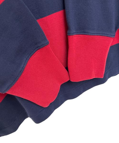 POLO RALPH LAUREN（ポロ・ラルフローレン）POLO RALPH LAUREN (ポロ・ラルフローレン) ラガーシャツ ボルドー×ネイビー サイズ:L 未使用品の古着・服飾アイテム