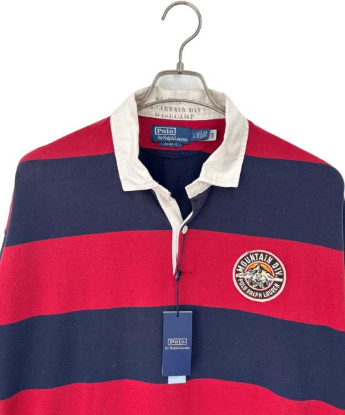 POLO RALPH LAUREN（ポロ・ラルフローレン）POLO RALPH LAUREN (ポロ・ラルフローレン) ラガーシャツ ボルドー×ネイビー サイズ:L 未使用品の古着・服飾アイテム