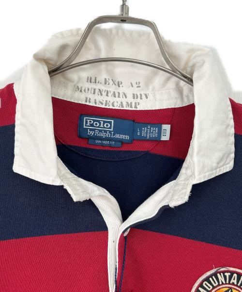 POLO RALPH LAUREN（ポロ・ラルフローレン）POLO RALPH LAUREN (ポロ・ラルフローレン) ラガーシャツ ボルドー×ネイビー サイズ:L 未使用品の古着・服飾アイテム