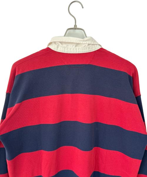 POLO RALPH LAUREN（ポロ・ラルフローレン）POLO RALPH LAUREN (ポロ・ラルフローレン) ラガーシャツ ボルドー×ネイビー サイズ:L 未使用品の古着・服飾アイテム