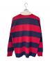 POLO RALPH LAUREN (ポロ・ラルフローレン) ラガーシャツ ボルドー×ネイビー サイズ:L 未使用品：9000円