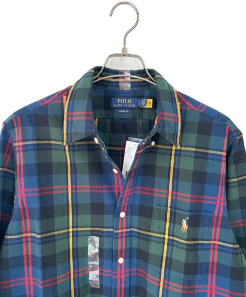 POLO RALPH LAUREN（ポロ・ラルフローレン）POLO RALPH LAUREN (ポロ・ラルフローレン) 長袖シャツ グリーン サイズ:L 未使用品の古着・服飾アイテム
