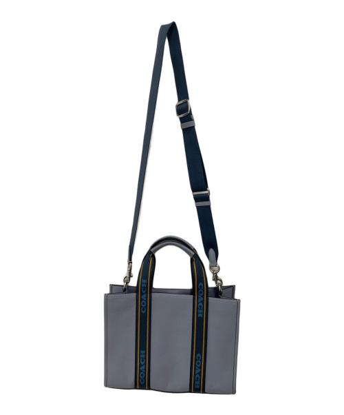 COACH（コーチ）COACH (コーチ) 2WAYショルダーバッグ ブルーの古着・服飾アイテム
