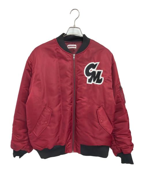 centimeter（センチメーター）centimeter (センチメーター) MA-1ジャケット レッド サイズ:Lの古着・服飾アイテム