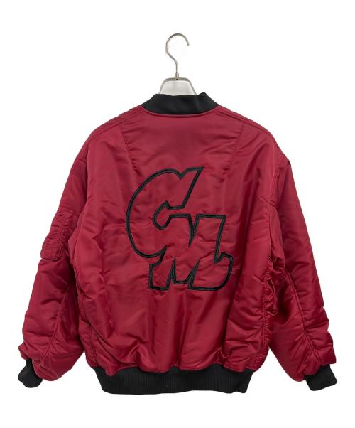 centimeter（センチメーター）centimeter (センチメーター) MA-1ジャケット レッド サイズ:Lの古着・服飾アイテム