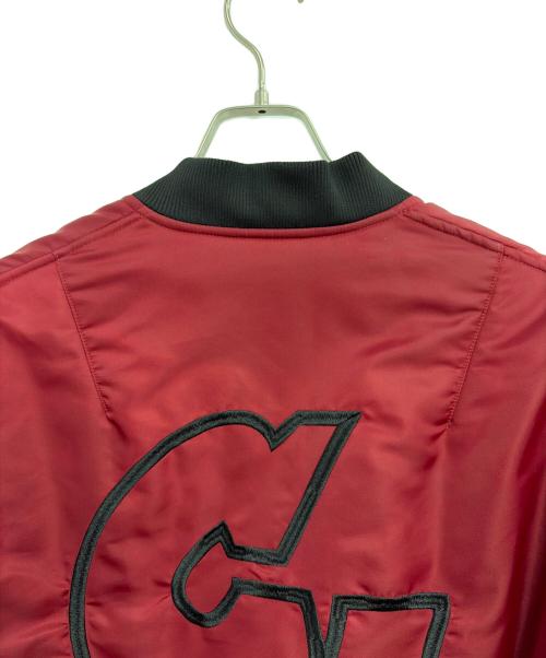 centimeter（センチメーター）centimeter (センチメーター) MA-1ジャケット レッド サイズ:Lの古着・服飾アイテム