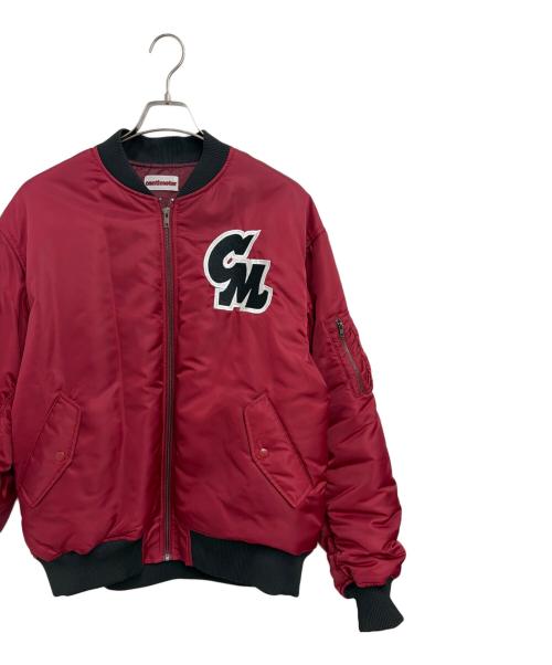 centimeter（センチメーター）centimeter (センチメーター) MA-1ジャケット レッド サイズ:Lの古着・服飾アイテム