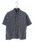 ARMANI EXCHANGE（アルマーニ エクスチェンジ）の古着「半袖シャツ」｜ネイビー×グレー