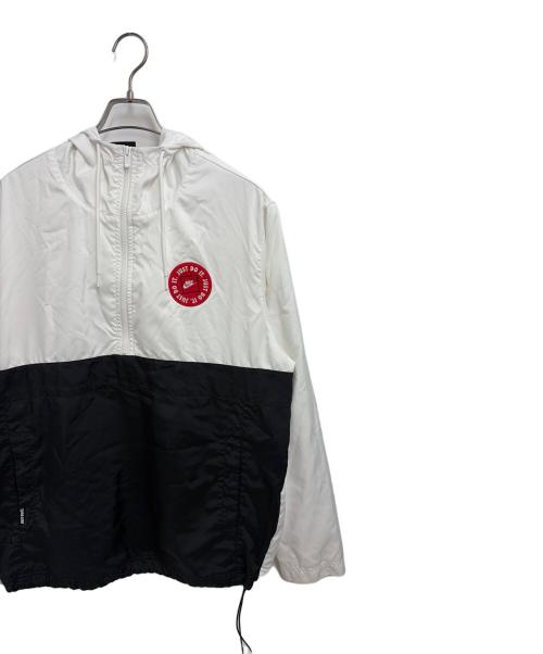NIKE（ナイキ）NIKE (ナイキ) アノラックパーカー ホワイト×ブラック サイズ:XLの古着・服飾アイテム