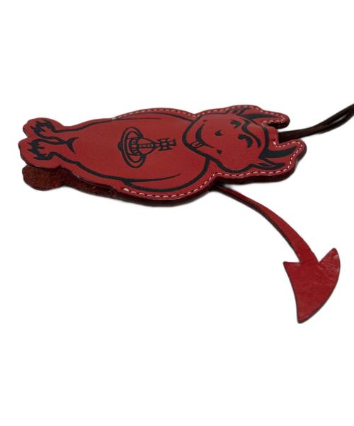 Vivienne Westwood（ヴィヴィアンウエストウッド）Vivienne Westwood (ヴィヴィアンウエストウッド) デビルキーホルダー レッドの古着・服飾アイテム
