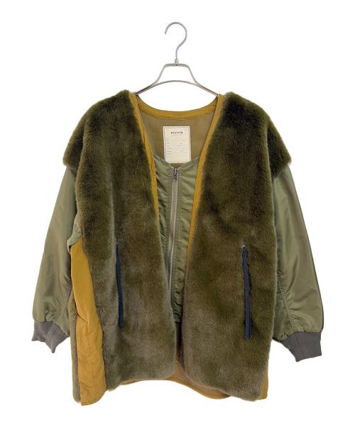 etsinta（エシンタ）etsinta (エシンタ) ブルゾン グリーン サイズ:1の古着・服飾アイテム