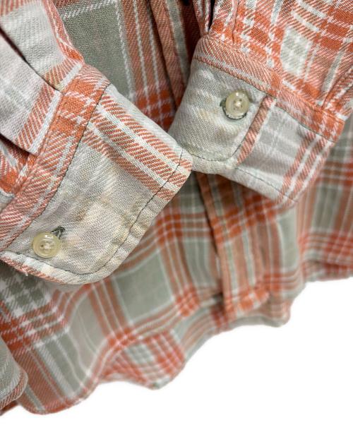 POLO RALPH LAUREN（ポロ・ラルフローレン）POLO RALPH LAUREN (ポロ・ラルフローレン) 長袖シャツ ベージュ×オレンジ サイズ:Lの古着・服飾アイテム