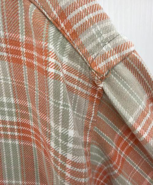 POLO RALPH LAUREN（ポロ・ラルフローレン）POLO RALPH LAUREN (ポロ・ラルフローレン) 長袖シャツ ベージュ×オレンジ サイズ:Lの古着・服飾アイテム