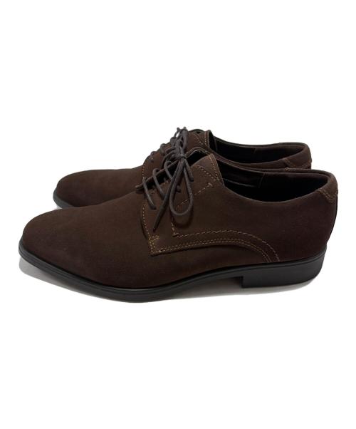 ECCO（エコー）ECCO (エコー) レースアップシューズ ブラウン サイズ:42の古着・服飾アイテム