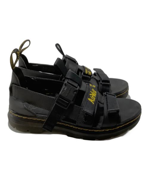 Dr.Martens（ドクターマーチン）Dr.Martens (ドクターマーチン) マルチストラップサンダル ブラック サイズ:26.5の古着・服飾アイテム