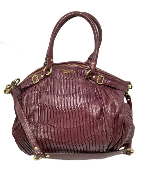 COACH（コーチ）COACH (コーチ) 2WAYショルダーバッグ ボルドーの古着・服飾アイテム