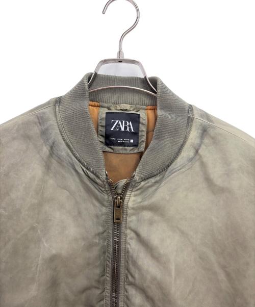 ZARA（ザラ）ZARA (ザラ) MA-1ジャケット オリーブ サイズ:Mの古着・服飾アイテム